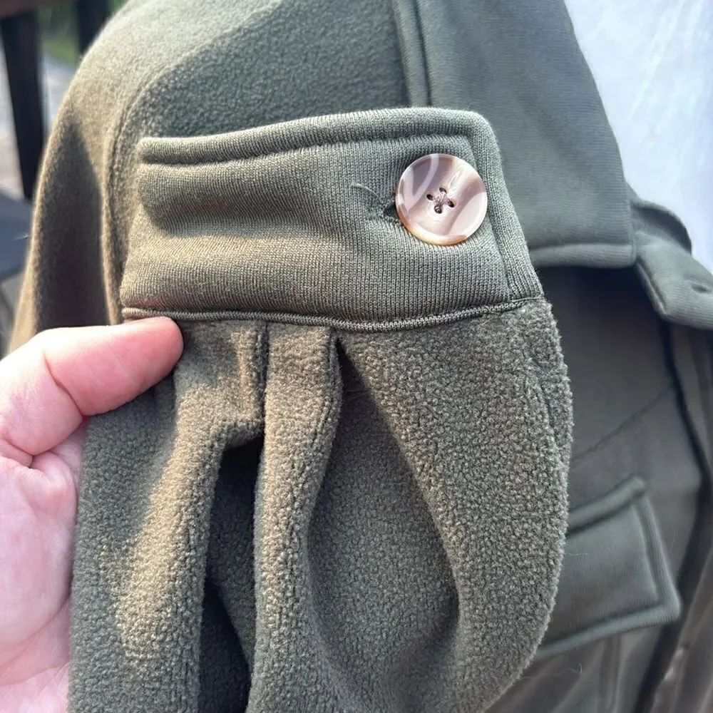 NWT Natural Reflections Fleece shacket - Picture 4 of 14